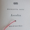 Nicoletta Fassi 'Ascolto' opera di Carlo Oberti